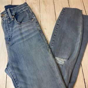 Good American Good Jeans New 2/26 Skinny High Rise Distressed NWT